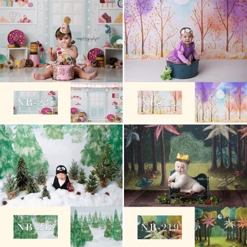 Newborn Baby Portray Photography Backdrop For Photo Studio Children Kids Birthday Background Decoration Portrait Photocall Props