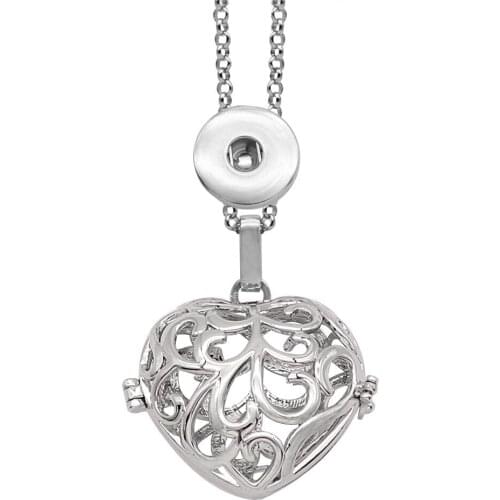 LOVE Angel Caller 18mm 20mm Snap Button Necklace DIY Jewelry AC3770S