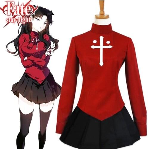 Custom Fate/stay night Unlimited Blade Works Tohsaka Rin cosplay Custom