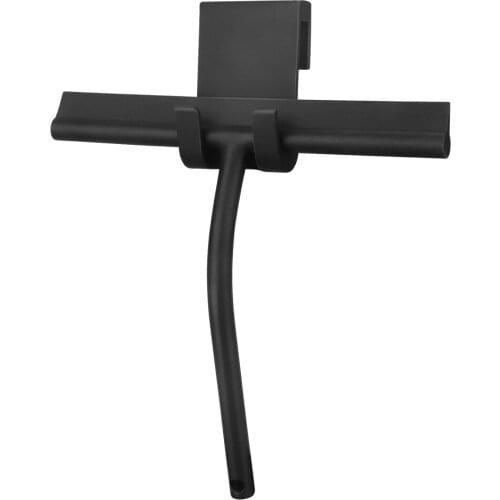 Durable With Hole In The Handle Silicone Glass Wiper New Quality Guarantee Black Steel 1PCS Dusche Rakel Fenster