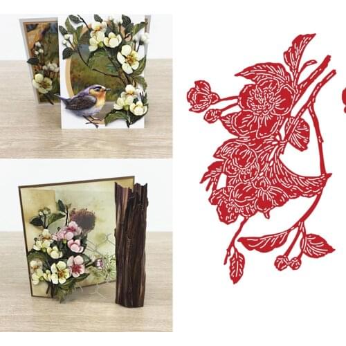 Bird Honey Rose New Arrival 2021 Cutting Dies Scrapbook Diary Decoration Stencil Ebossing Template DIY Greeting Card Albums