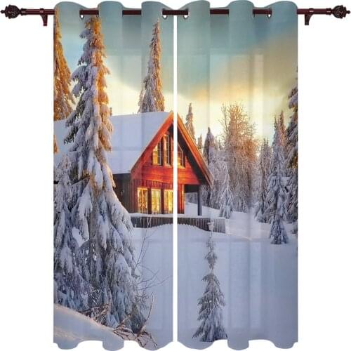 Christmas Igloo Christmas Tree Curtains Curtains For Living Room Curtains Curtains For Living Room Luxury