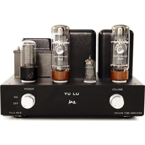Yulu M2 EL34 Tube Amplifier HIFI EXQUIS Boyuu Class A Single-End Integrated 5Y3 Lamp Desktop Amp YUM2