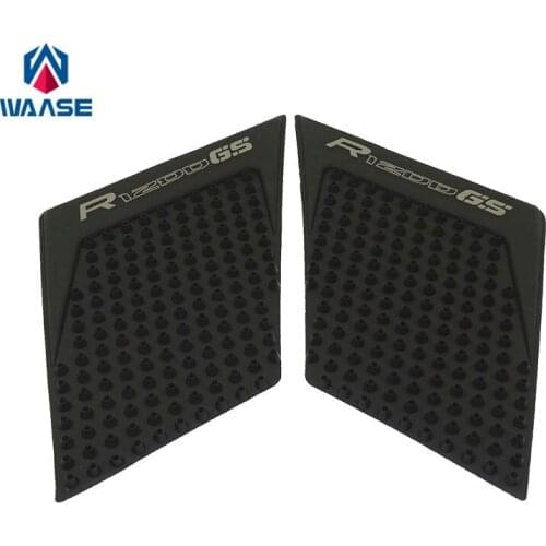 Waase Tank Pad Protector Sticker Decal Gas Knee Grip Tank Traction Pad Side For BMW R1200GS 2005 2006 2007 2008 2009 2010-2012