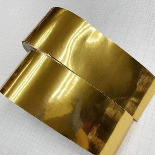 10cmx1/2/3/4/5/10M Chrome mirror gold Car sticker Checkered Racing Flag Sticker Vinyl Self Adhesive Car Wrap Foil Sheet