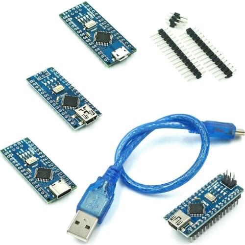 1PCS Nano 3.0 controller compatible with forarduino nano CH340 USB driver NO CABLE