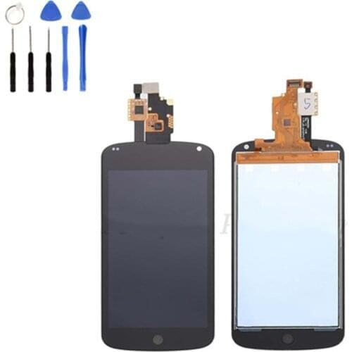 FOR Lg NEXUS 4 E960 LCD Display Touch Screen Replacement No Dead Pixel AAA + + + Quality