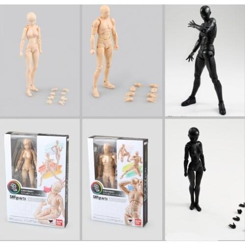 15cm Male Female Movable body joint Action Figure Toy artist Art painting Anime figures model doll Draw Mannequin bjd Art Sketch