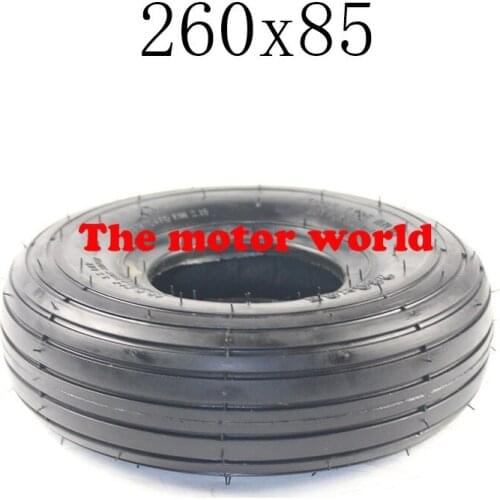 Hot Sale High Performance 260x85 Tire and Inner Tube for 3.00-4 (10"x3", 260*85) Knobby Scooter, ATV and Go Kart Tire