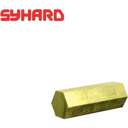 H59 H62 material Brass hexagonal bar Hexagonal copper rod subtense 21mm-30mm length 200mm