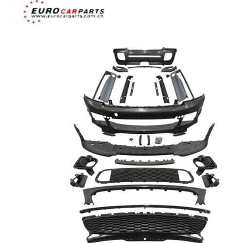 R55 r56 upgrade Jcw -gp body kit pp material front bumper front lip light cover side skirts rear bumper for R55 R56