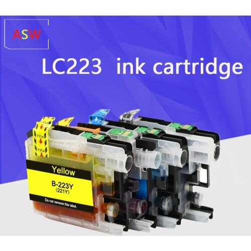 Compatible for Brother LC223 Ink Cartridge For Brtoher DCP-J562DW/J4120DW/MFC-J480DW/J680DW/J880DW/J4620DW/J5720DW/J5320DW