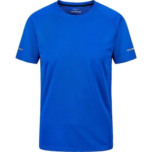 Summer Men quick dry Casual t Shirt Short Sleeve O-Neck Solid Color T-Shirt Mens Breathable Mens Running T-Shirts M-5XL