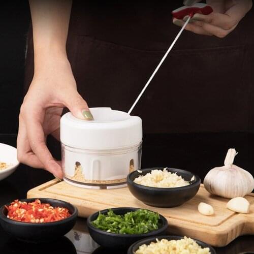 Multifunction Manual Garlic Chopper Press, Chopper, Vegetable Cutter, Meat Grinder, Mincer, Kitchen Tools, Garlic Artifact