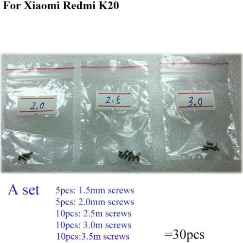 30PCS a set Silver Screw For Xiaomi Redmi K30 mainboard motherboard Cover Screws Repair Parts For Xiao mi Redmi K 30 RedmiK30