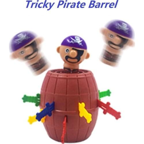 Medium pirate barrel new tricky peculiar game toy childrens fun educational toy spoof
