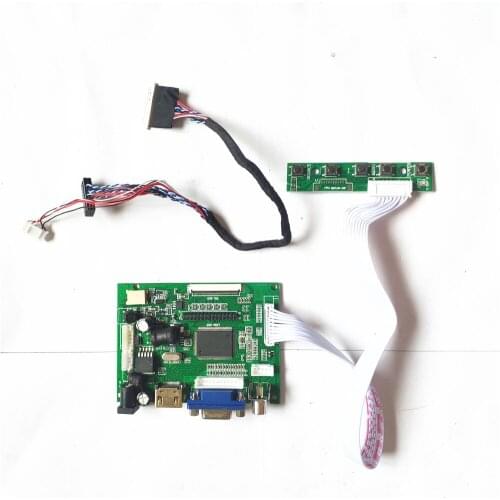 Fit LTN140AT22-P01/P02 LTN140AT27-401/L01 LCD LED 14 40-Pin LVDS 2AV HDMI-Compatible VGA 1366*768 controller