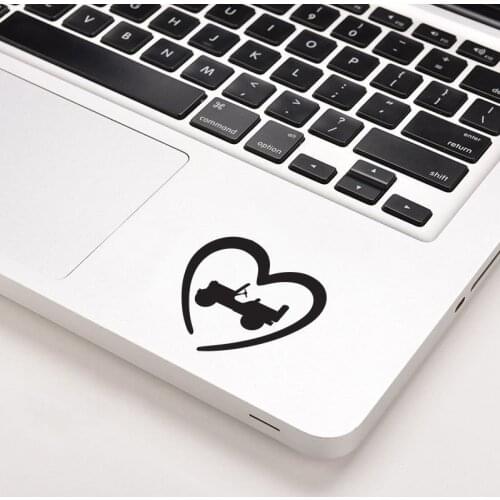 A Prestige Car Surrounded By Love Laptop Computer Stickers And Graphics For Home Laptop Sign Art Vinyl Decal GA144