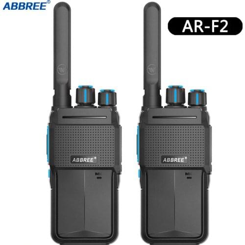 2PCS ABBREE AR-F2 Walkie Talkie CB Radio Transceiver 5W 10km Long Range Portable for Hunt Forest City Upgrade Baofeng BF-888S