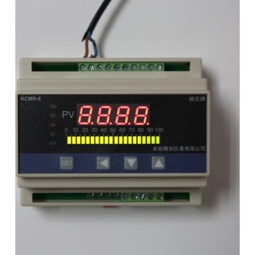 4-20mA DC Water Liquid Level Pressure Controller with 4-ways Relay DC24V Output