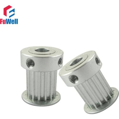 2pcs 16T HTD3M Timing Pulley 4/5/6/6.35/7/8mm Inner Bore 3mm Teeth Pitch 11mm Belt Width Timing Belt Synchronizing Pulleys