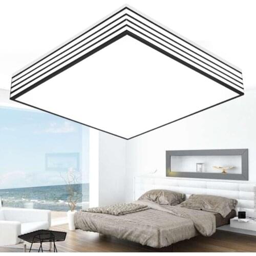 LED Ceiling Light rectangular Modern office light State acrylic ceiling living room modern minimalist bedroom lamp study BG6
