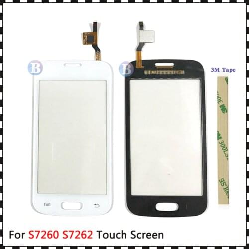 4.0" For Samsung Galaxy Star Pro S7262 GT-S7262 S7260 GT-S7260 Touch Screen Digitizer Sensor Outer Glass Lens Panel