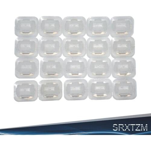 Interior White Trim Molding Door Retainer Clip Fit Nylon Auto Fastener Clip Plastic Rivet For BMW E46 E90 E91 X5 20pcs