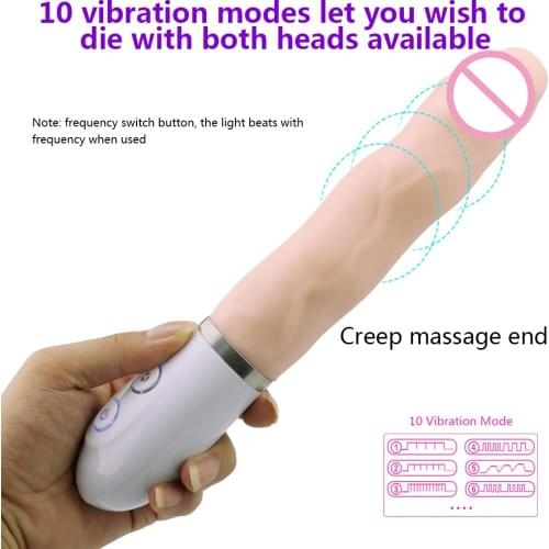 Female Adult Toy Big Powerful Thrusting Vibrator Dildo Sex Toys for Women Silicone Vagina Stimulator Realistic Penis Massager