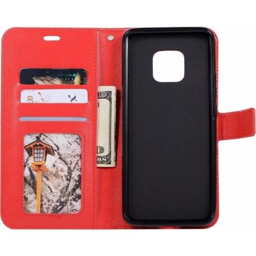 10pcs/lot free shipping Soft TPU + PU Leather Crazy Horse Wallet Case For Huawei Mate 20Lite Mate 20Pro