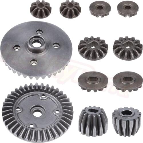 12pcs Metal Diff Gear Set 10126 10127 10128 10129 For VRX Racing RH1043 RH1045 RH1043SC OCTANE XL EBL EBD RC 1/10 Trophy Truck