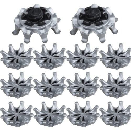 14pcs Golf shoes soft Spikes Pins 1/4 Turn Fast Twist Shoe Spikes Replacement Set golf training aids