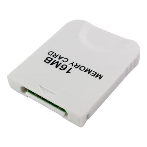 16MB Memory Card Practical White Memory Card for Nintendo Wii Gamecube GC Game Console Accessories