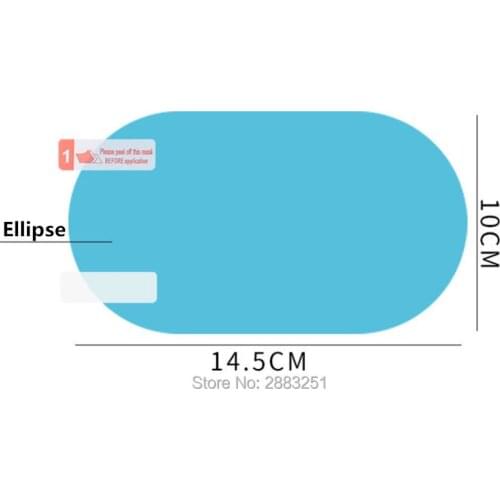 2pcs Car Motorcycle Rearview Mirror Rain Film Sticker Car Styling for ALFA ROMEO 147 159 156 mito DACIA logan duster Accessories