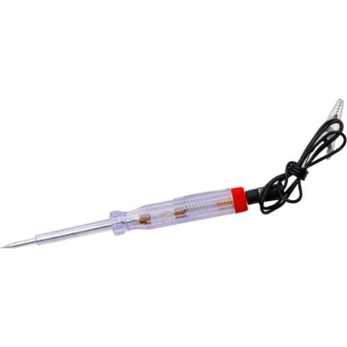 Auto 6V 12V 24V DC Car Voltage Circuit Tester Car Test Long Probe Pen Light Bulb Automobile Maintenance Tools L41A