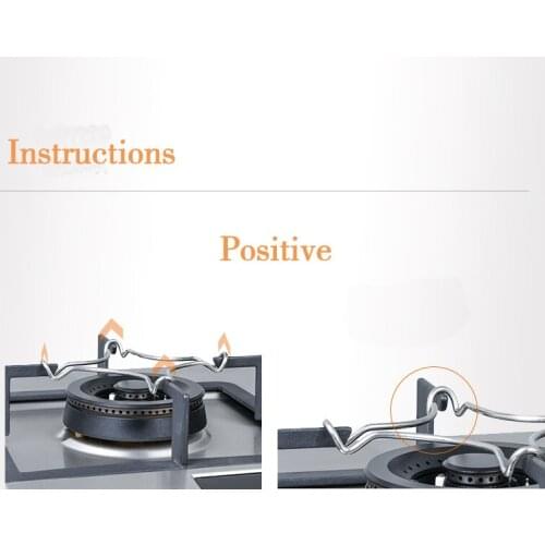 Stainless steel household gas stove metal milk pot rack pot holder