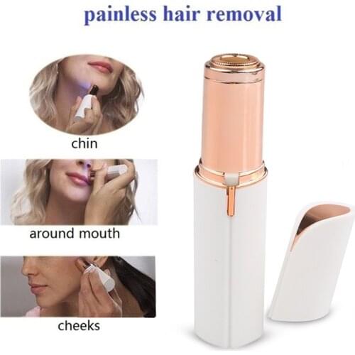 Eyebrow Trimmer Face Brows Electric Hair Remover Painless Lipstick Epilator Mini Eye Brow Remover for Face Arm Bikini Dropship