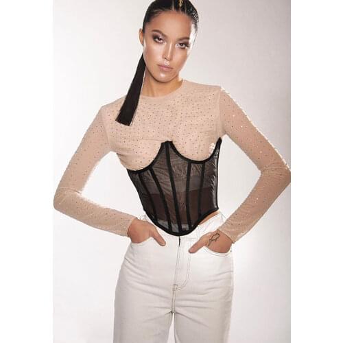 Gtpdpllt Ultra Transparent Belt Elastic Corset Top Wide Waist Belts For Women Ladies Clothing Female White корсет женский