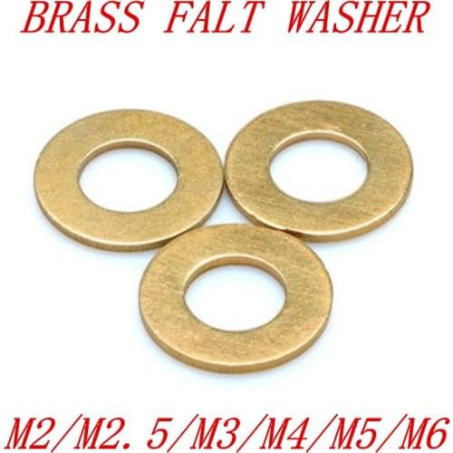 Brass washer M2 M3 M4 M5 M6 M8 M10 Brass flat washer set / bronze washers / brass flat gasket