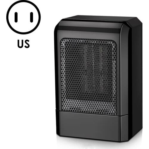 Mini Fan Heater Space Heater Electric PTC Ceramic Heating Fan For Home Office Tabletop Floor 500W UK Plug Adapter Dropshipping