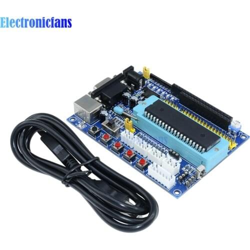 1Set PIC16F877A for JTAG Minimum System Microcontroller Module USB PIC Development Board MAX3232 ISP IO ICSP Program Emulator