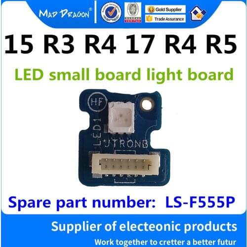MAD DRAGON Brand Laptop NEW LCD Cover top cover LED small board light board For Dell ALIENWARE 15 R3 R4 17 R4 R5 BAP20 LS-F555P