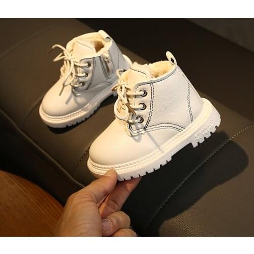 New Winter Baby Girls Boys Cotton shoes Light Casual Shoes Infant Soft Bottom PU Sport Shoes Children Kids Outdoor Sneaker