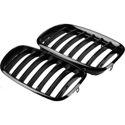 Parallel bars bright black gloss black hood grille before China is suitable for BMW M3. 3, 2012-2016