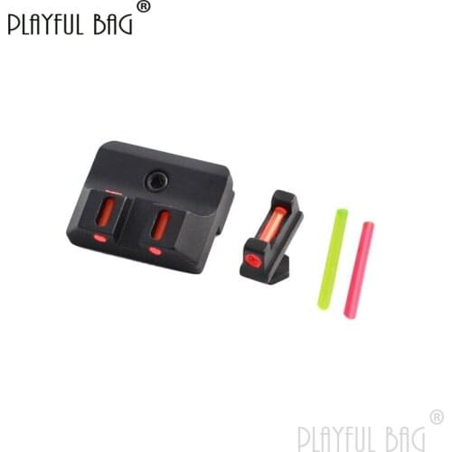 PB Playful bag Front Rear Sight Upgrade material 3-color optical fiber sight Tactical CS sport equipment DIY toys parts SA19S