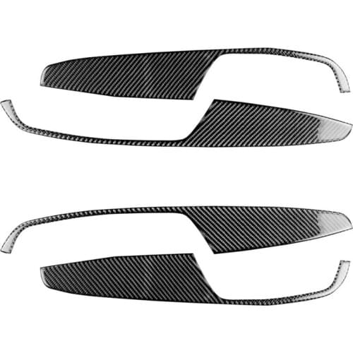 Fit For Audi A4/A5/B9 carbon fiber door armrest panel decoration car control interior modification car accessories