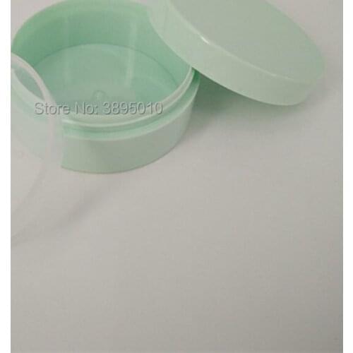 Empty 30g big loose powder jar with sifter and puff plastic loose powder container F769