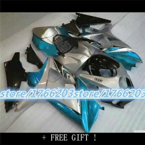 Silver blue black Injection fairing kit for SUZUKI GSXR1000 body kits GSXR 1000 2007-2008 GSXR1000 07-08 Fairing Bodywork