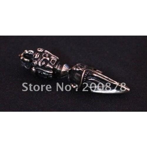 Tibet JewelryTBP242 Tibetan copper antiqued Kingkong Dorje,40mm,mini Puba charms man pendants