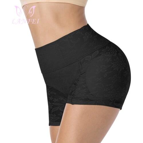 LANFEI Fake Ass Hip Enhancer Panties Women Body Shaper Seamless Slimming Underwear Booty Pad Push Up Butt Lifter Pants Lingere